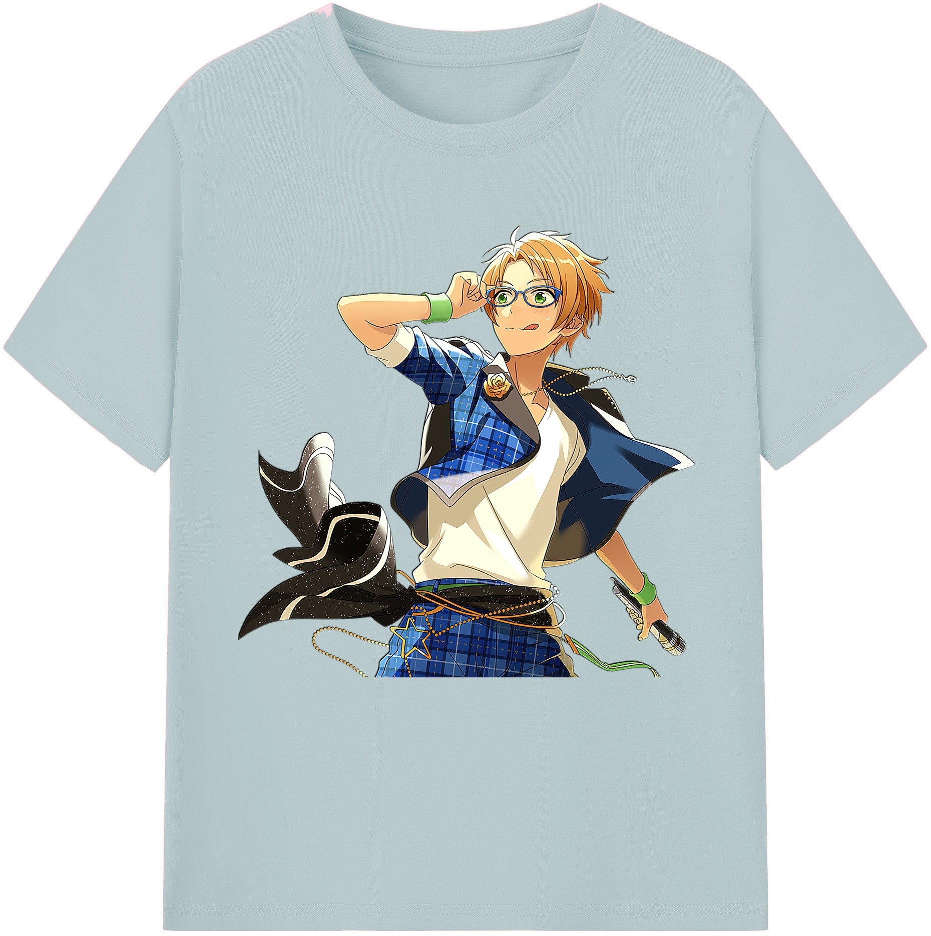 （画像用） あんさんぶるスターズ! Ensemble Stars 綿100％半袖Tシャツ（フロントプリント）